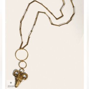 Peruvian Connection rams head necklace